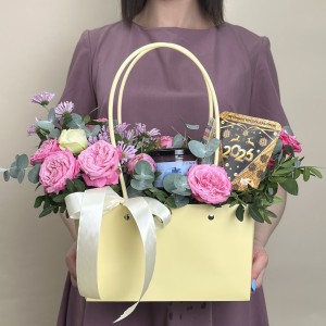 Букет дня в коробке Облако Нежности